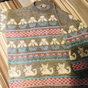 Vintage grandma knit sweater